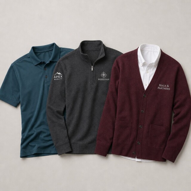 Custom embroidered polos and corporate apparel