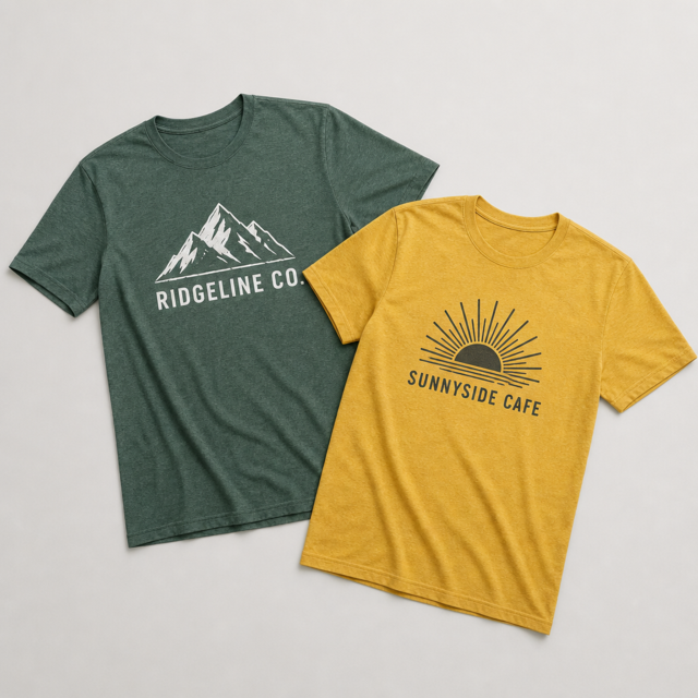 Custom school spirit t-shirts