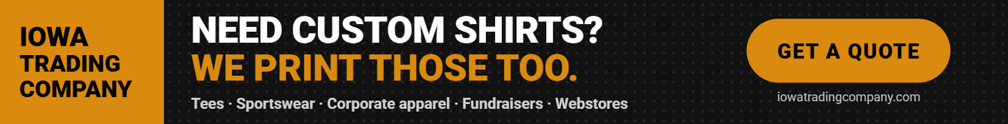 Need custom shirts? We print those too. Tees, sportswear, corporate apparel, fundraisers and webstores. Get a quote.
